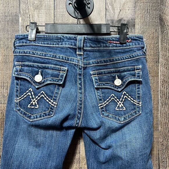 Vigoss Vintage Y2K Twist Seam Bootcut Low Rise Jeans - Picture 3 of 5